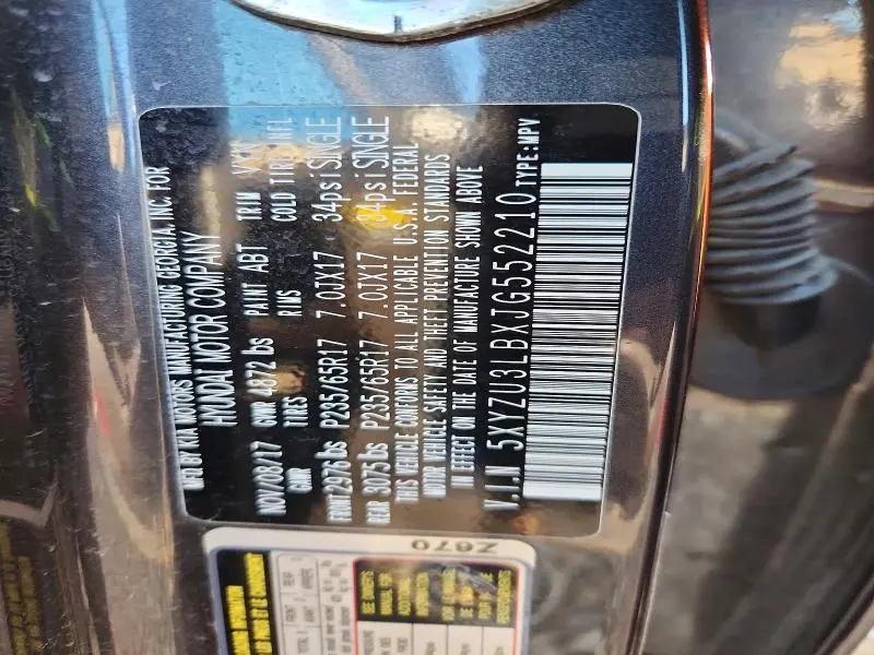 2018 HYUNDAI SANTA FE SPORT   