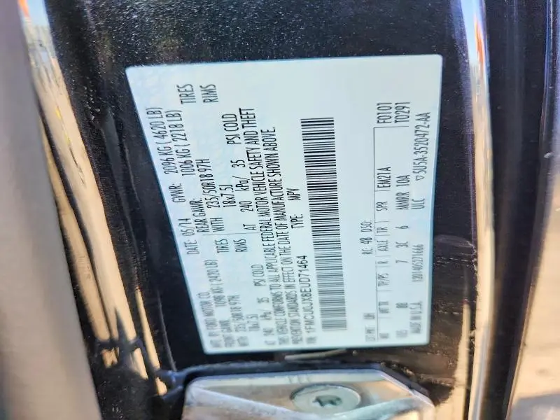 2014 FORD ESCAPE TITANIUM  