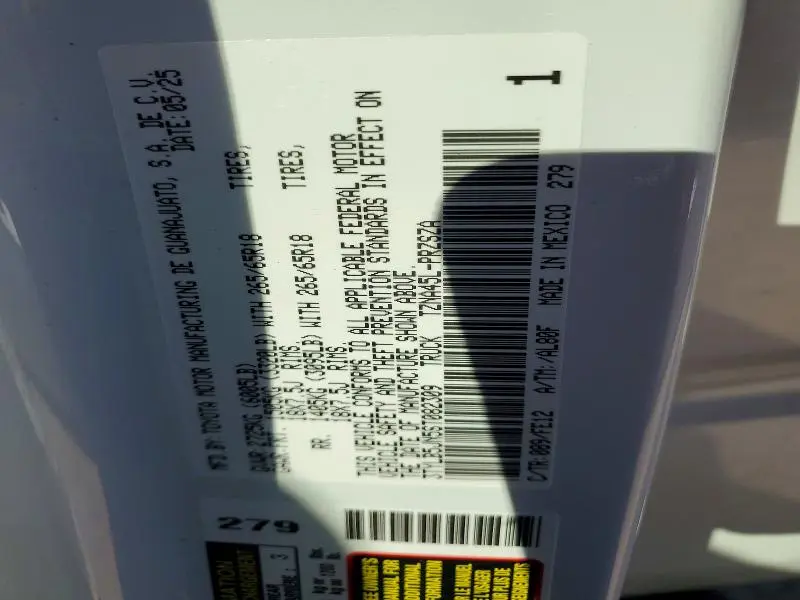 2025 TOYOTA TACOMA TRD SPORT  