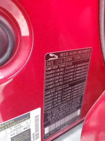 2017 JAGUAR F-PACE PRESTIGE  