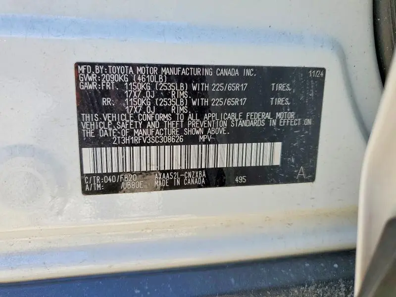 2025 TOYOTA RAV4 LE  