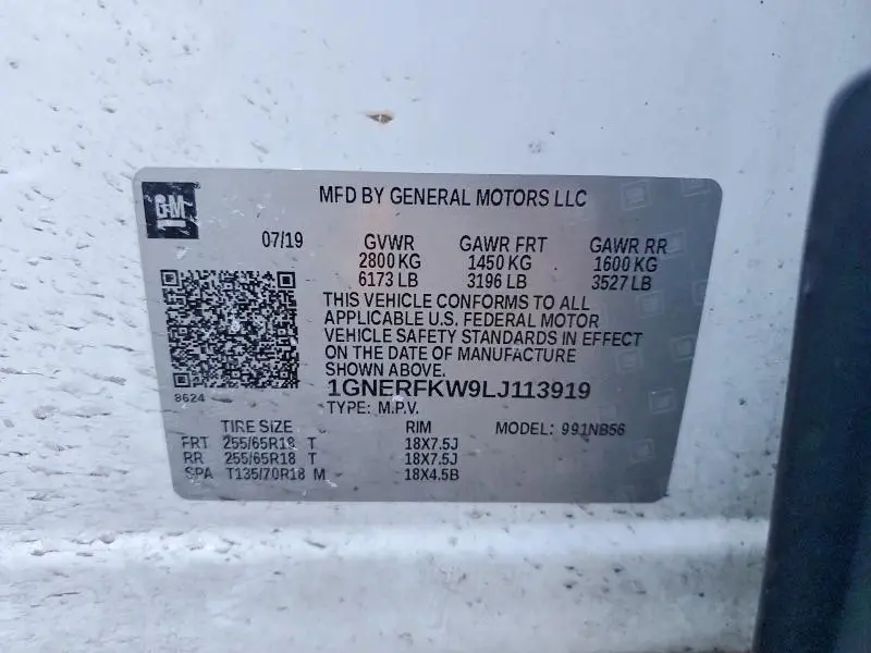 2020 CHEVROLET TRAVERSE LS  