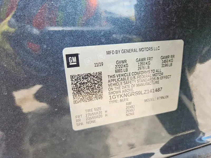 2020 CADILLAC XT5 SPORT  