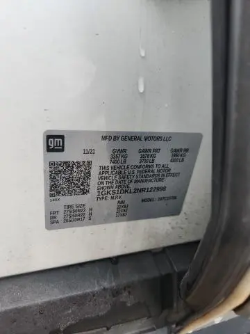 2022 GMC YUKON DENALI  