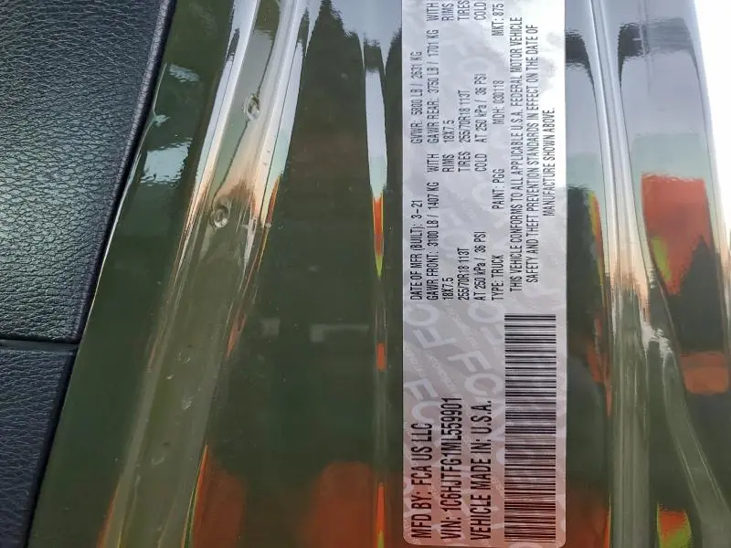 2021 JEEP GLADIATOR OVERLAND  