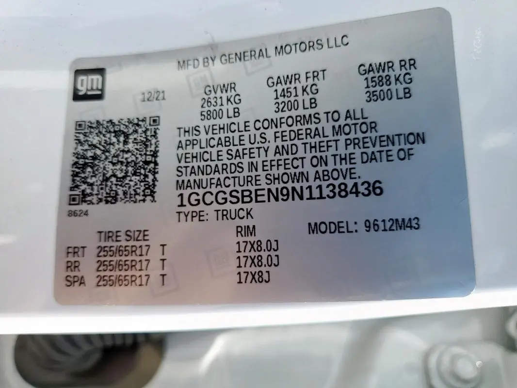 2022 CHEVROLET COLORADO   