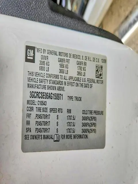 2010 CHEVROLET SILVERADO C1500 LT  