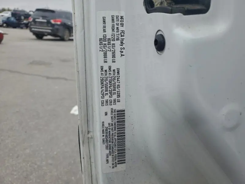 2017 RAM PROMASTER CITY   