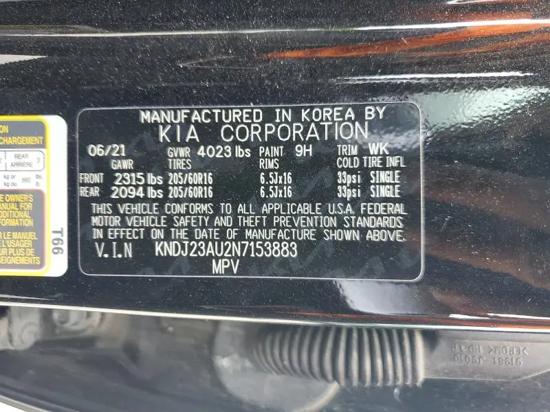 2022 KIA SOUL LX  