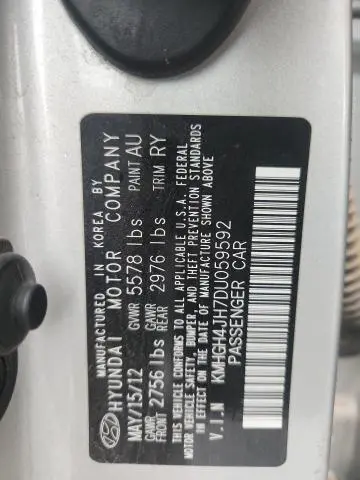 2013 HYUNDAI EQUUS SIGNATURE  