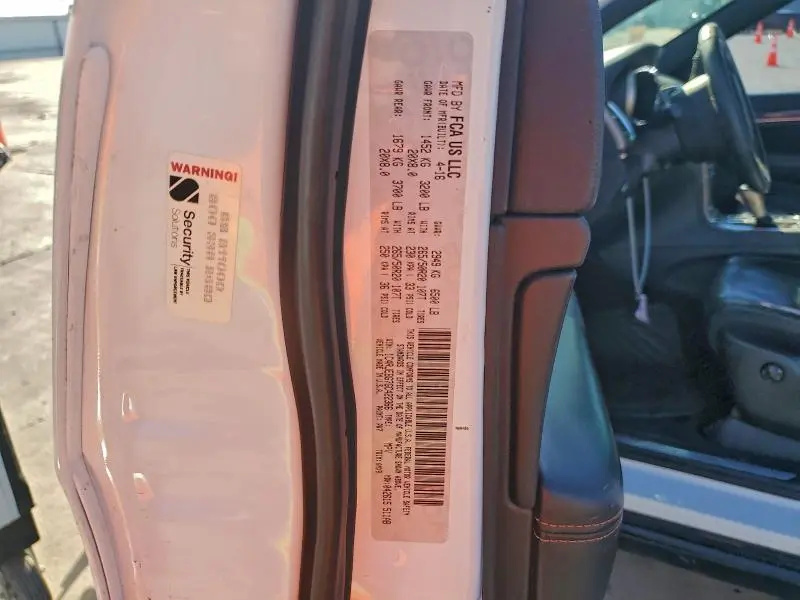 2016 JEEP GRAND CHEROKEE LIMITED  