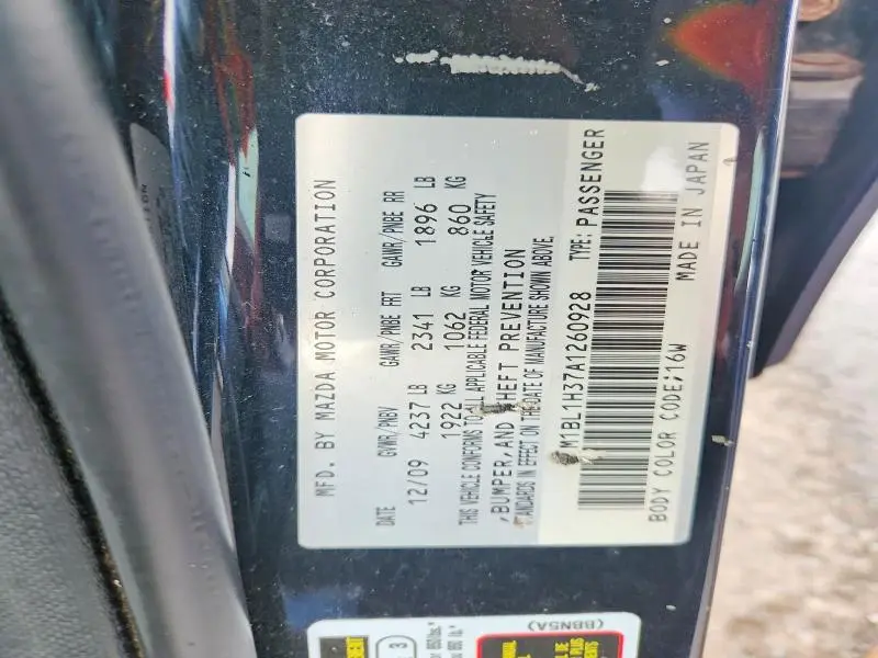 2010 MAZDA SPEED 3  