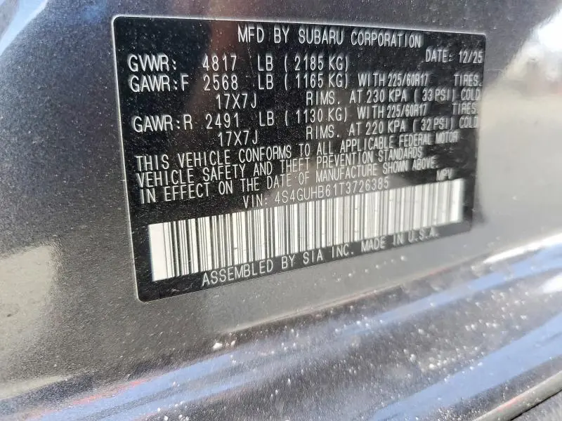 2026 SUBARU CROSSTREK   