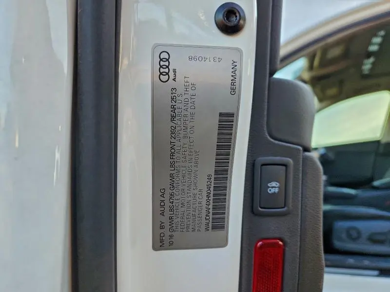 2017 AUDI A4 PREMIUM  