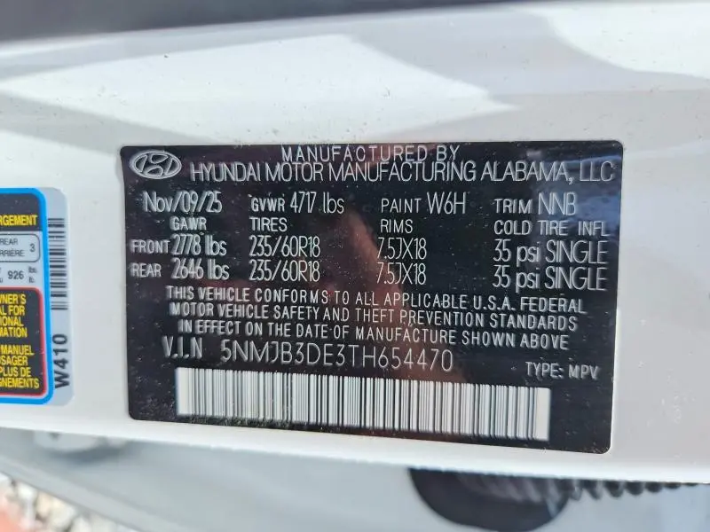 2026 HYUNDAI TUCSON SEL  