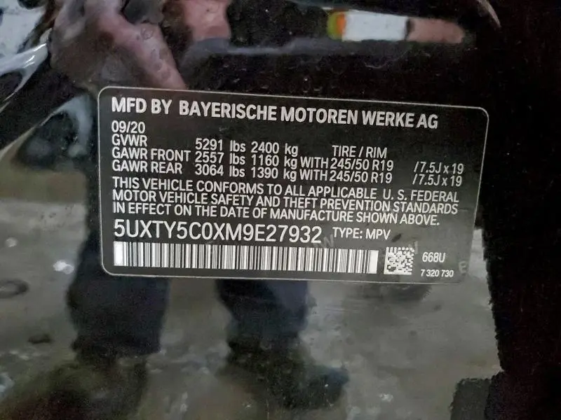 2021 BMW X3 XDRIVE30I  