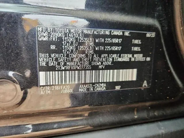 2023 TOYOTA RAV4 XLE  