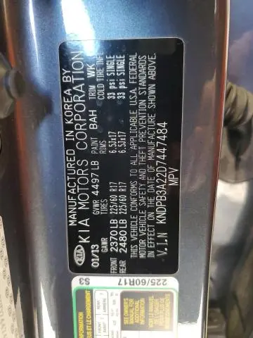 2013 KIA SPORTAGE BASE  