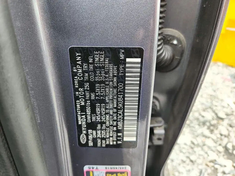 2019 HYUNDAI TUCSON SPORT  