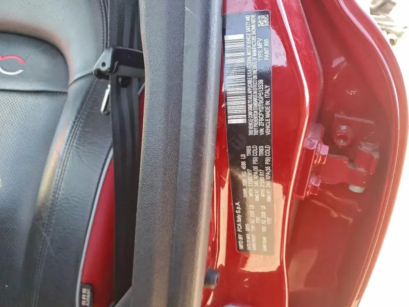 2016 FIAT 500X LOUNGE  