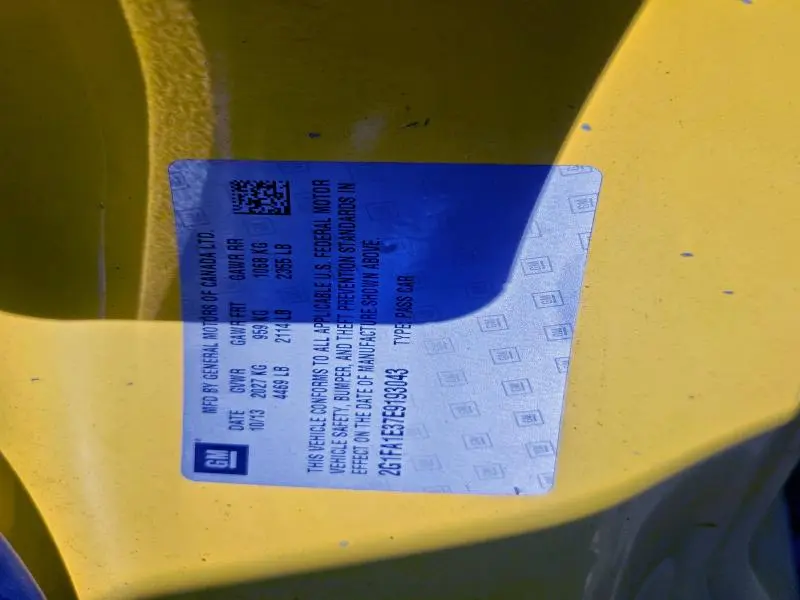 2014 CHEVROLET CAMARO LS  