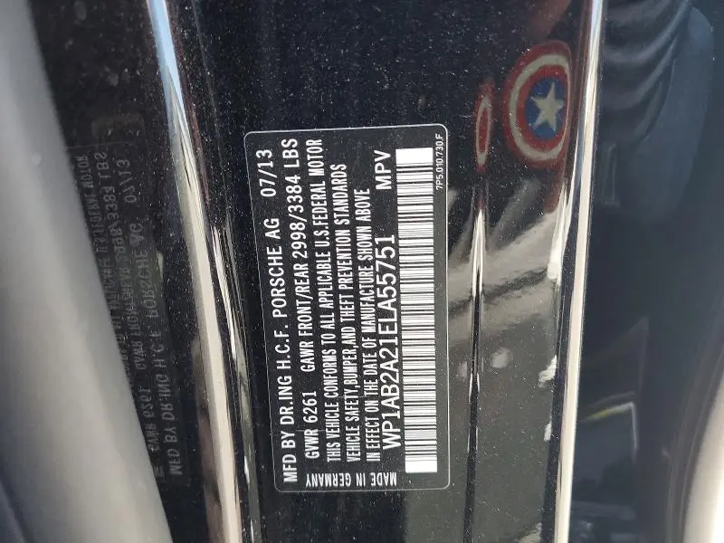 2014 PORSCHE CAYENNE S  