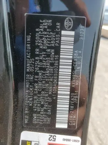 2025 TOYOTA CAMRY XSE  