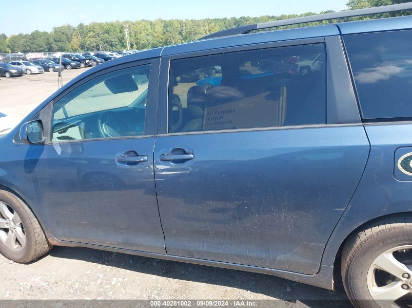 2016 TOYOTA SIENNA LE 8 PASSENGER