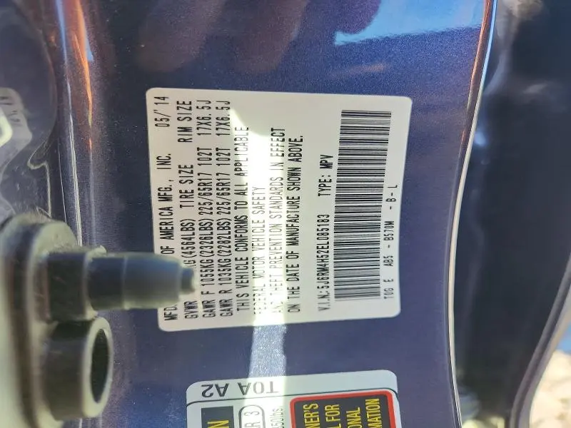 2014 HONDA CR-V EX  