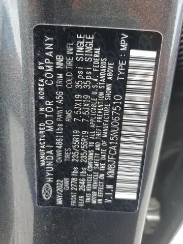 2022 HYUNDAI TUCSON SEL CONVENIENCE