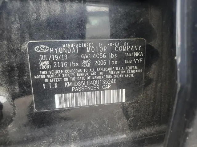 2013 HYUNDAI ELANTRA GT   