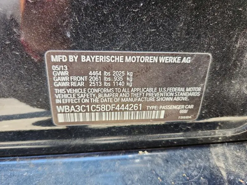 2013 BMW 328 I SULEV  
