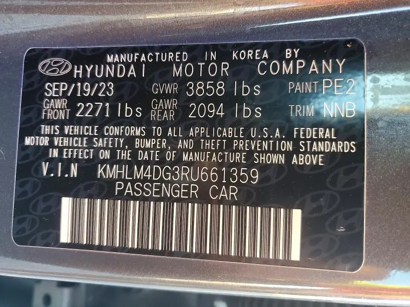 2024 HYUNDAI ELANTRA SEL  