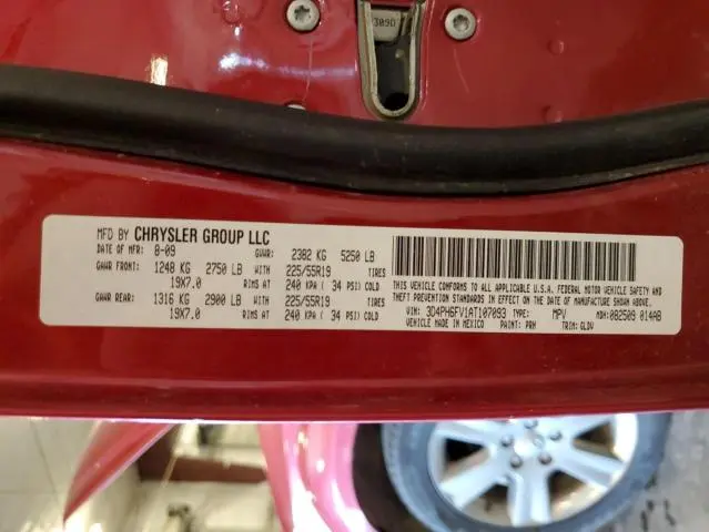 2010 DODGE JOURNEY R/T  