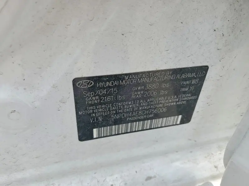 2016 HYUNDAI ELANTRA VALUE EDITION  