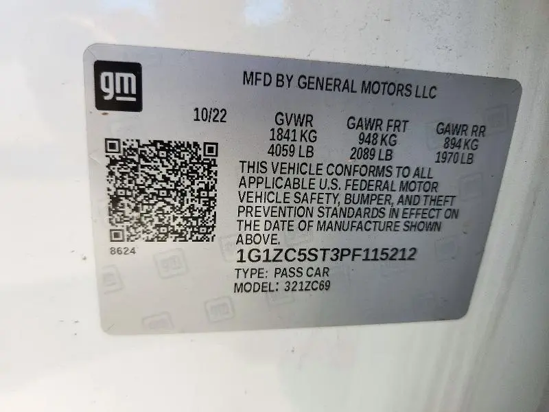 2023 CHEVROLET MALIBU LS  
