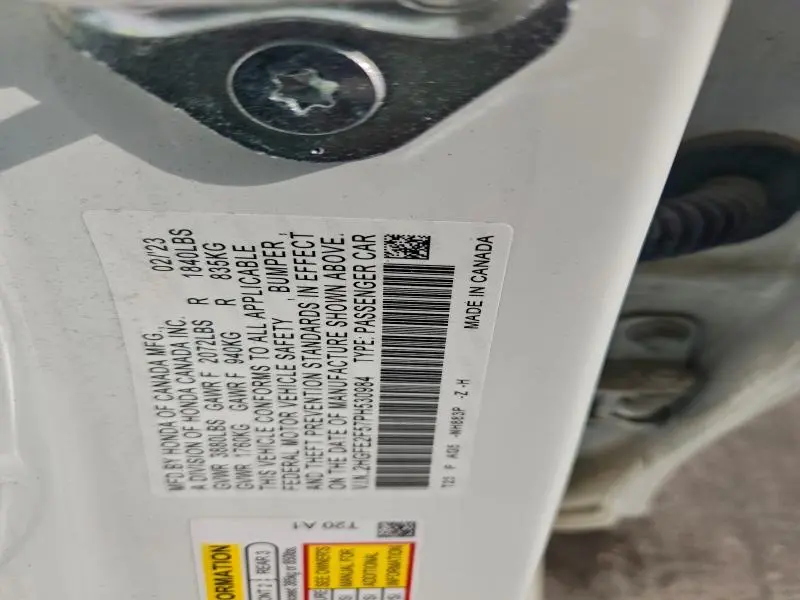 2023 HONDA CIVIC SPORT  