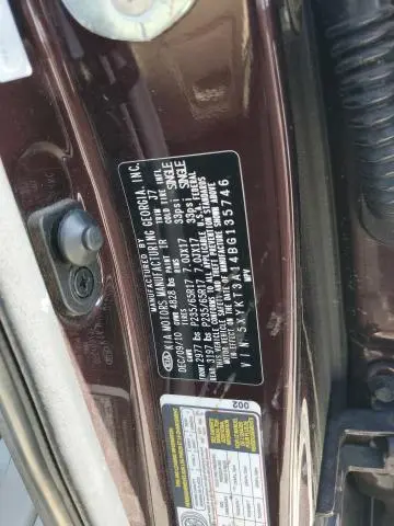 2011 KIA SORENTO BASE  