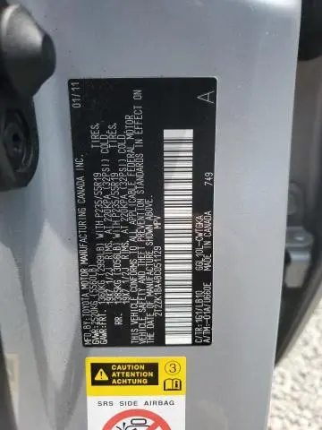 2011 LEXUS RX 350  