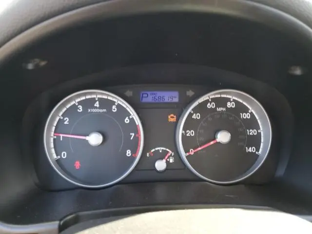 2010 HYUNDAI ACCENT BLUE  