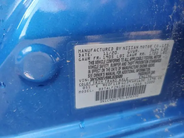 2021 NISSAN VERSA SV  