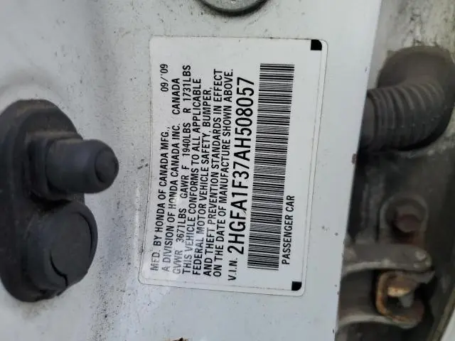 2010 HONDA CIVIC VP
