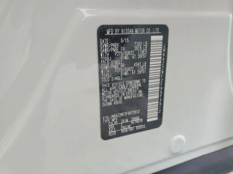 2015 INFINITI QX80 BASE  