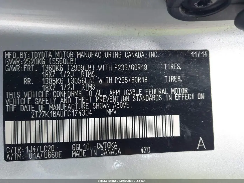 2015 LEXUS RX 350  