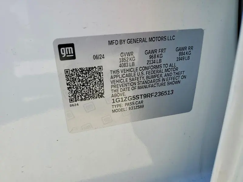 2024 CHEVROLET MALIBU RS  