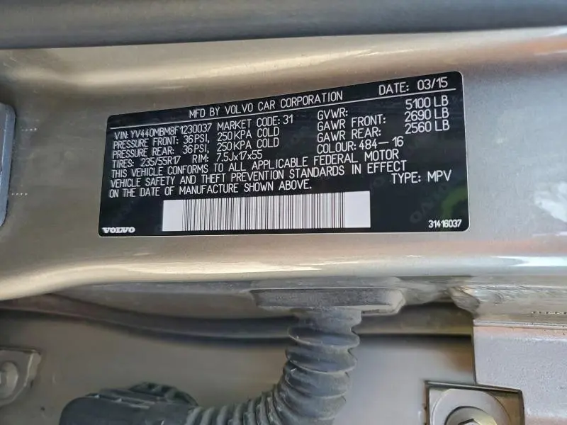 2015 VOLVO XC70 T5 PLATINUM  