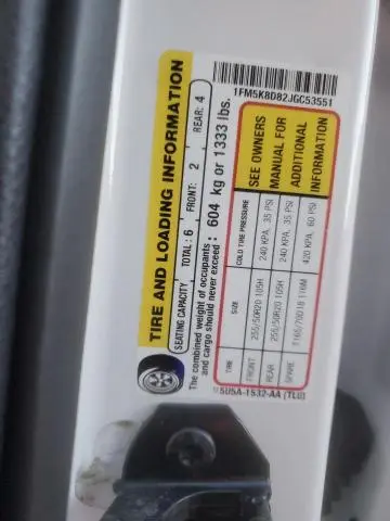 2018 FORD EXPLORER XLT  