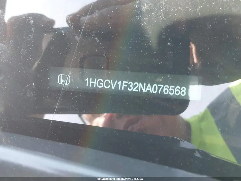 2022 HONDA ACCORD SPORT