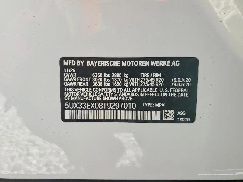 2026 BMW X6 XDRIVE40I  