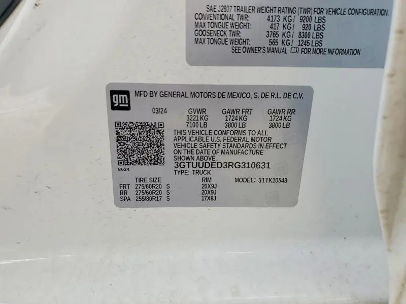 2024 GMC SIERRA K1500 SLT  